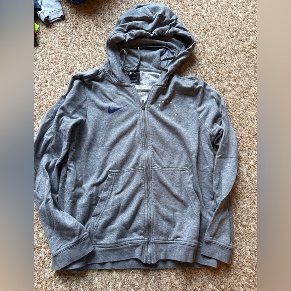Nike Other - Philadelphia 76ers Gray Nike full zip Youth Size Large (adult xs)13 Colonies NBA